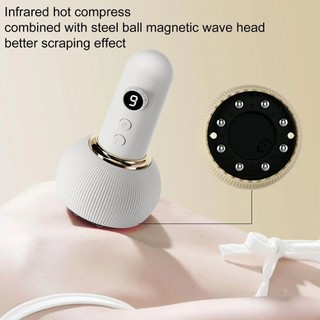 Máy Massage Giác Hơi Cạo Gió Cầm Tay Làm Giãn Mạch, Máy Massage Kinh Lạc Giác Hơi Cầm Tay