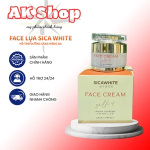 Face Silk, Kem Face Lụa Sica White Dưỡng Da Cao Cấp Dưỡng Trắng, Trẻ Hóa Làn Da