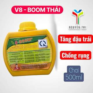 Phân Bón Lá Sinh Học 8-BOOM N Thái Lan 500ml - Dưỡng Chất Giúp Kích Mầm Hoa, Dưỡng Trái Non, To Củ Quả