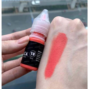 Mực hồng San Hô Perma Blend Angelica 18 phun xăm bong đậm