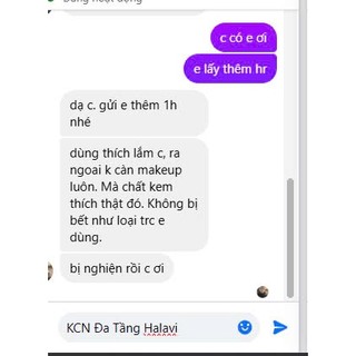 2 KCN ĐA TẦNG HALAVI -Kem chống nắng Hoài Vân