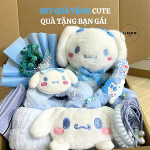 Set Quà Sinh Nhật Cinnamoroll LINDO, Quà Tặng Hot Trend 14/2, 8/3, 20/10, Dịp Đặc Biệt