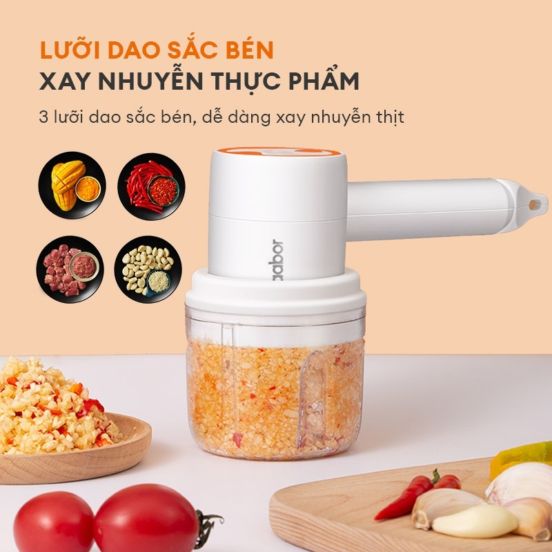 Máy đánh trứng, xay thực phẩm cầm tay Gaarbor GE-M03D