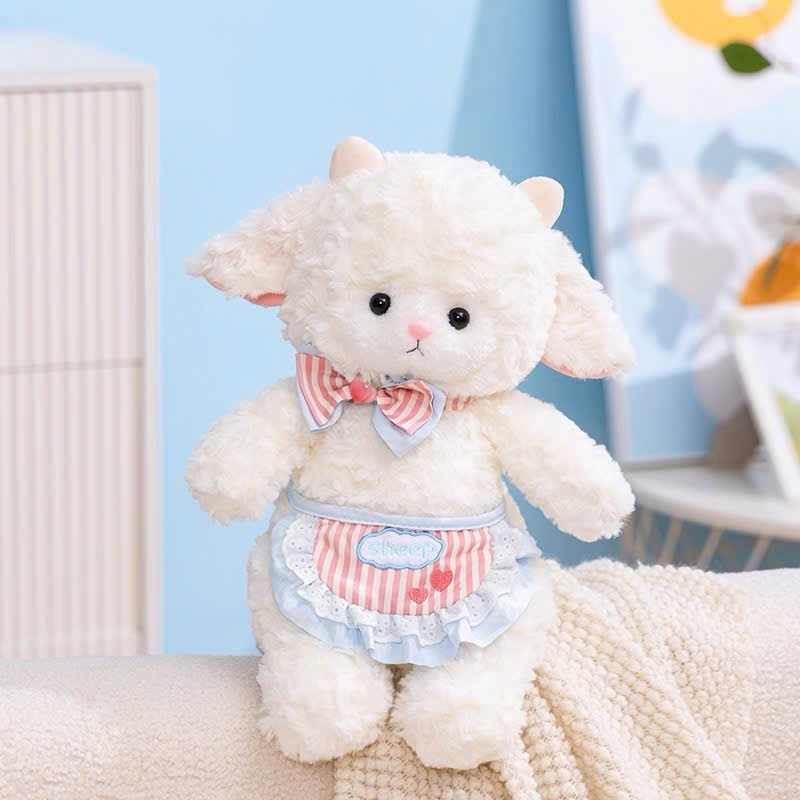 Gấu Bông Cừu Mặc Váy Ôm Bánh Kem