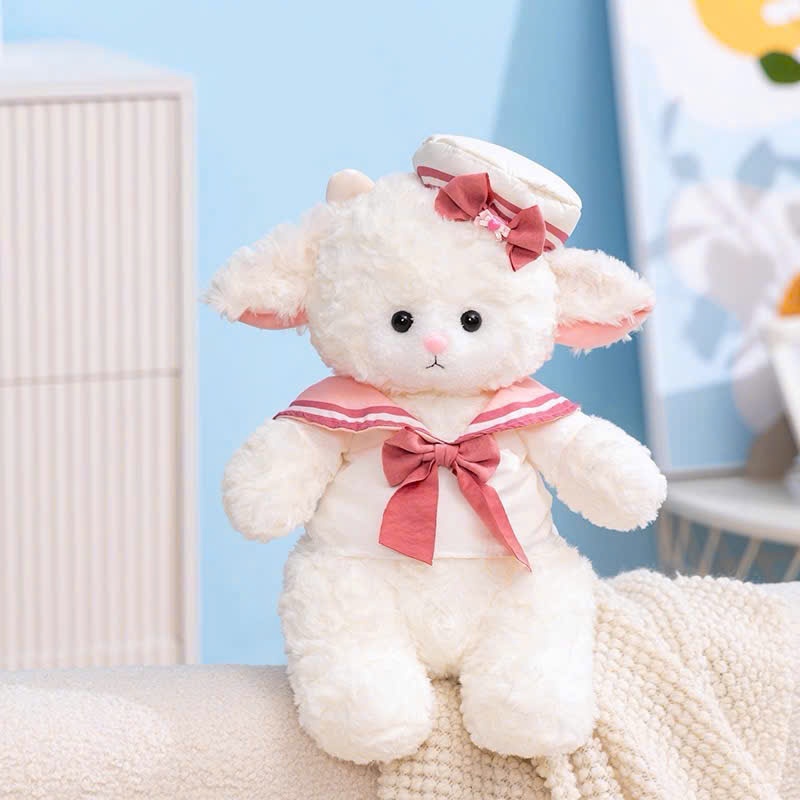 Gấu Bông Cừu Mặc Váy Ôm Bánh Kem