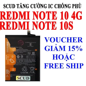 Pin Scud cho Xiaomi Redmi Note 10 4G, Redmi Note 10S - BN59 dung lượng 5000mAh