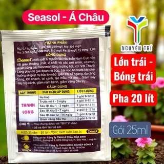 Phân Bón Lá Seasol Úc (Gói 15ml) - Chuyên Dùng Cho Thanh Long, Giúp Lớn Trái, Bóng Trái, Tai Xanh