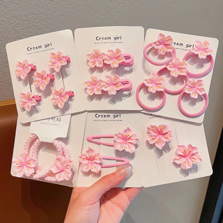 Kẹp Tóc Hoa Anh Đào 18ct Dễ Thương Bé Gái, Dây Buộc Tóc Sakura Xinh Xắn - Kho Sỉ Gia Dụng Alulu
