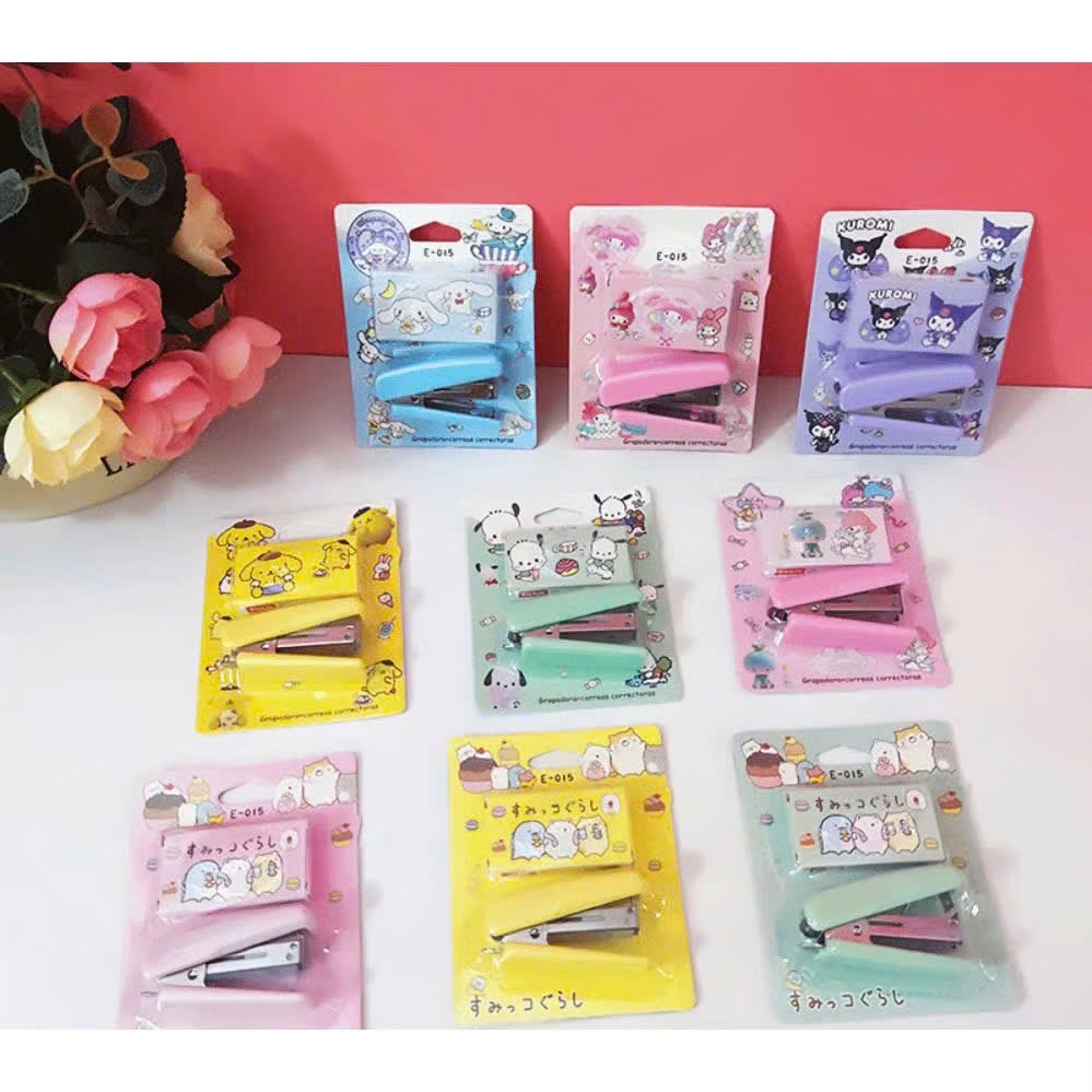 Máy Dập Ghim Mini Kẹp Ghim Bấm Giấy Số 10 Dễ Thương Hàng Đẹp