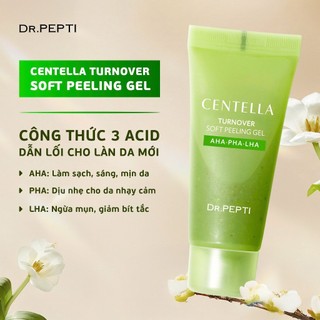 Gel Tẩy Tế Bào Chết Chiết Xuất Rau Má Dr.Pepti Centella Turnover Soft Peeling Gel