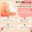 Kem Ủ Trắng Lụa Body Glutawhite Chanh Đào D'care 380gr - Hỗ trợ sáng da, mịn da body skincare