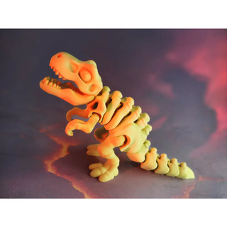 T-Rex in 3D có khớp in 3D đa sắc màu Decor góc học tập làm việc