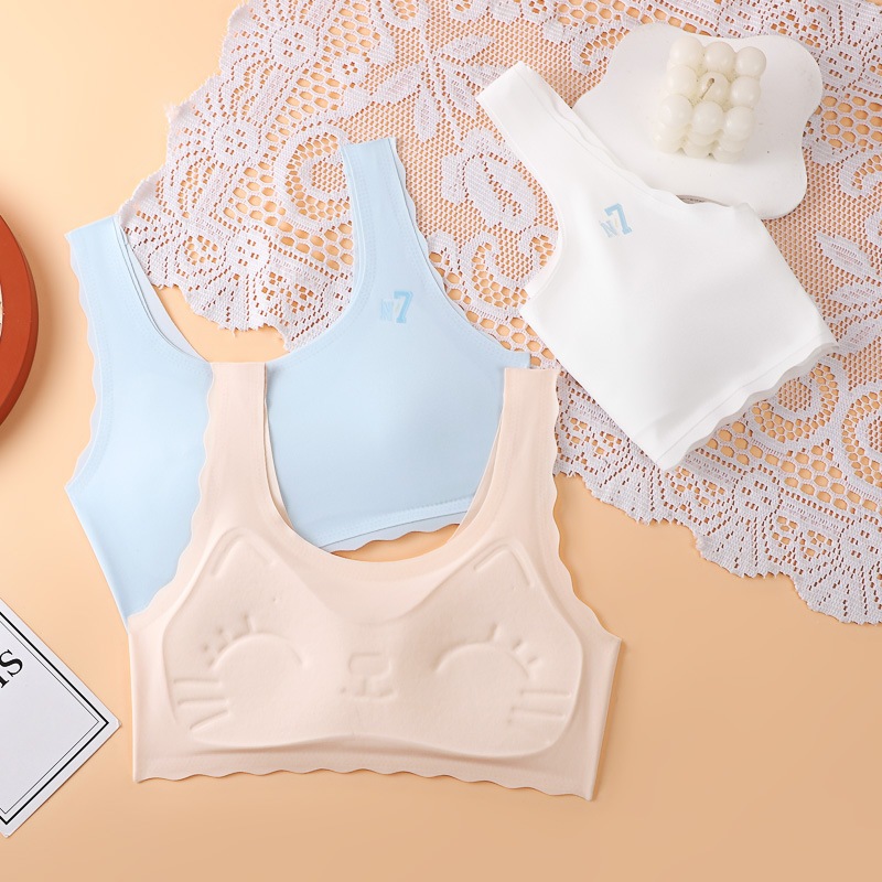 Áo lót su có đệm mềm mát dây bản to dành cho các bé học sinh cấp 2,cấp3