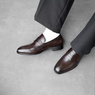Giày Classic Loafer CL1 - JOG04 , thiết kế hiện đại , lịch sự , trẻ trung , da bò Nappa nguyên tấm