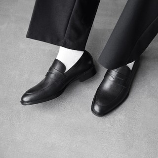 Giày Classic Loafer CL1 - JOG04 , thiết kế hiện đại , lịch sự , trẻ trung , da bò Nappa nguyên tấm