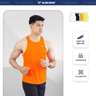 Áo Tank Top Chạy Bộ Nam BAZIK LightMax Pro Siêu nhẹ, Nhanh Khô , Co giãn
