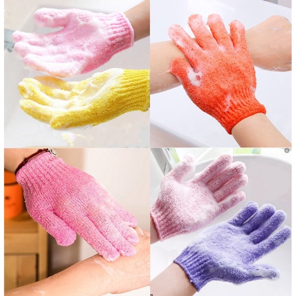 Găng Tay Tẩy Da Chết Body, Găng Tay Kì Ghét Massage Cơ Thể Tiện Dụng