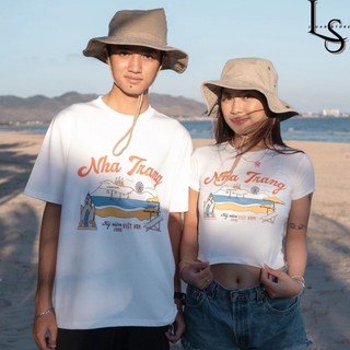 Áo Thun Babytee và oversize NHA TRANG DU LỊCH VIỆT NAM Chất Cotton 100% 2 Chiều, Form Babytee và from oversize