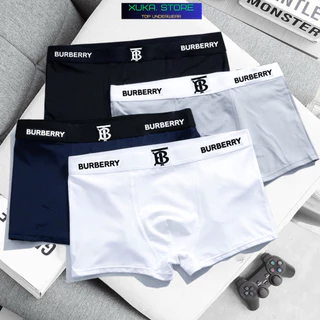 Quần sịp đùi boxer nam BBR [Size 35Kg-95kg], Combo sịp nam boxer thun lạnh mềm mịn co giãn thấm hút