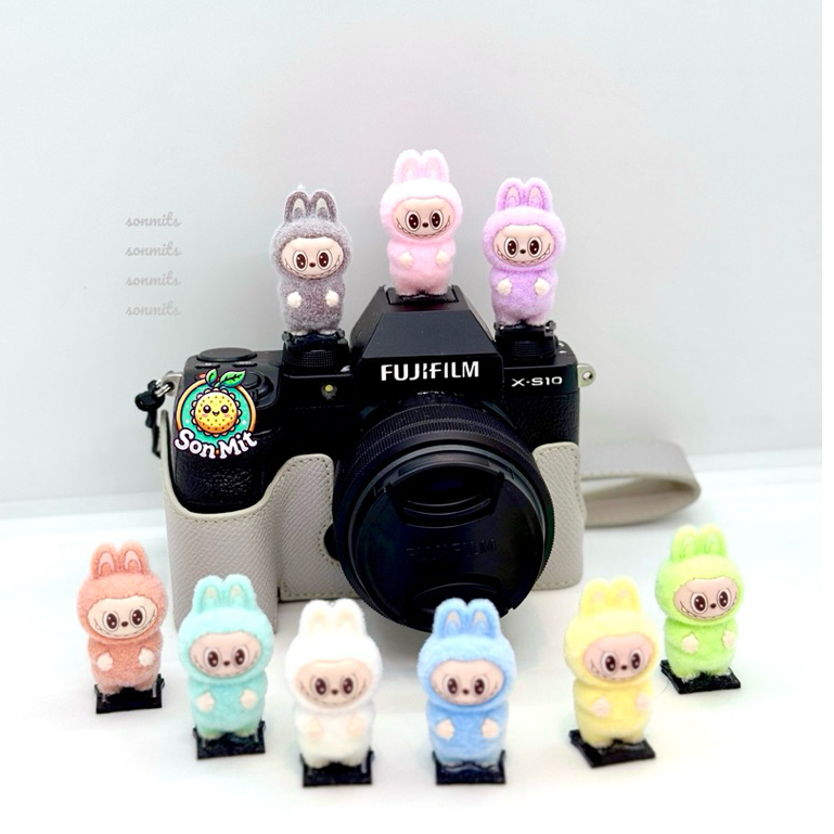 [CÓ SẴN] Hotshoe cover Labubu Lông nắp che flash cho máy ảnh DSLR Mirrorless Máy ảnh film
