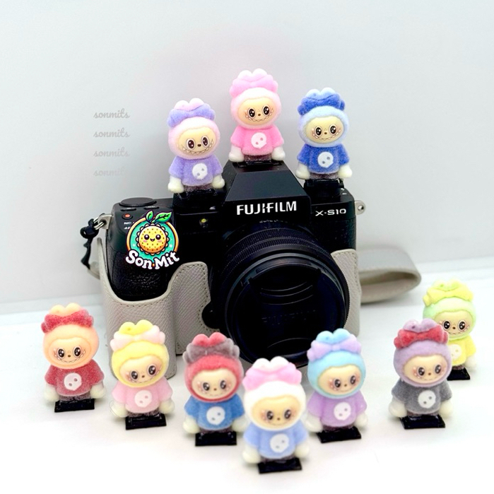 [CÓ SẴN] Hotshoe cover Labubu Lông nắp che flash cho máy ảnh DSLR Mirrorless Máy ảnh film