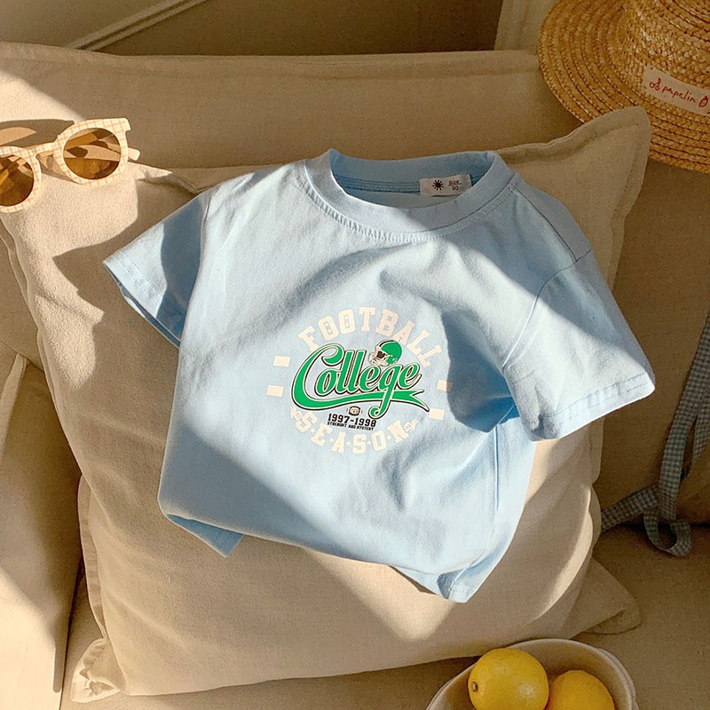 Áo phông cho bé gái, bé trai, áo thun cho bé gái, bé trai Unisex Summer Nuggap