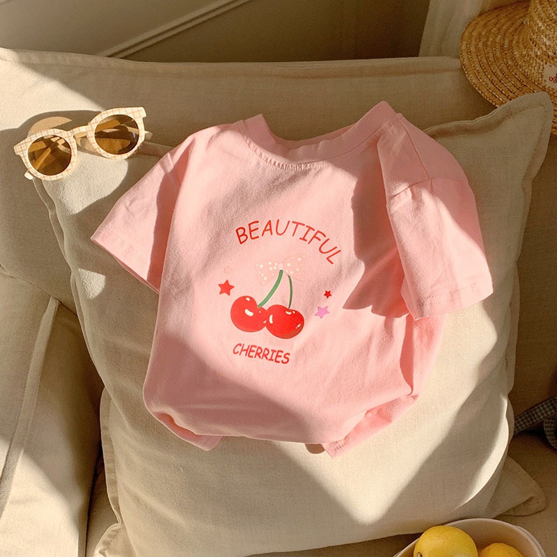 Áo phông cho bé gái, bé trai, áo thun cho bé gái, bé trai Unisex Summer Nuggap