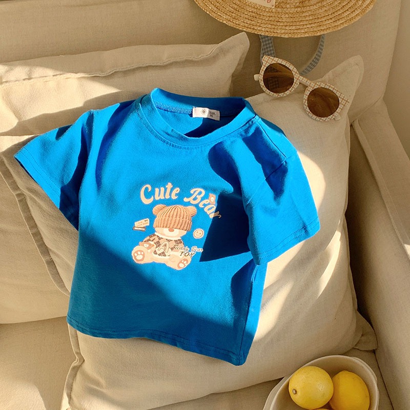 Áo phông cho bé gái, bé trai, áo thun cho bé gái, bé trai Unisex Summer Nuggap