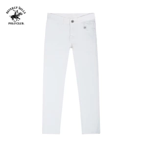 Quần khaki dài Nam Slim Fit Trắng Trơn Beverly Hills Polo Club - QKMSLW23V003