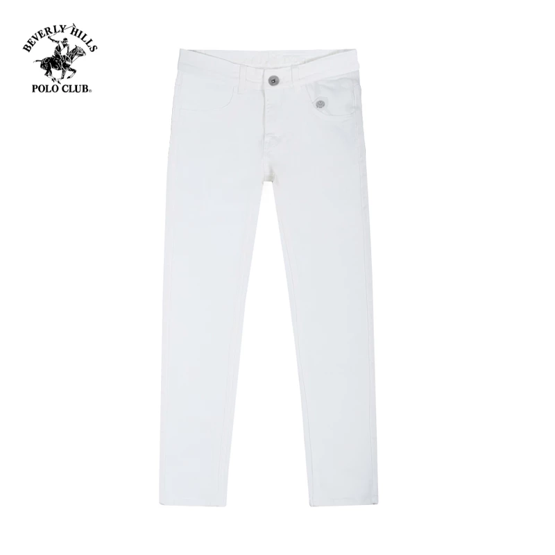 Quần khaki dài Nam Slim Fit Trắng Trơn Beverly Hills Polo Club - QKMSLW23V003 — ảnh 1