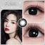 No.1🏆[mua 1 tặng 3] Magister lens xám tây lens đen lens giãn tròng to14.5kính áp tròng cận thị Màu nâu lens Màu đen lens