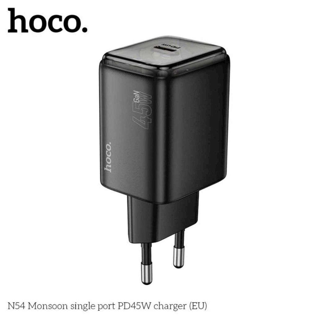 Củ sạc nhanh hoco N54A chui tròn ,công suất 45w .