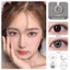 Magister Kính áp tròng khoá ẩm 6 tháng Beige Brown OMG Black OMG Brown Charcoal Gray Lens cận