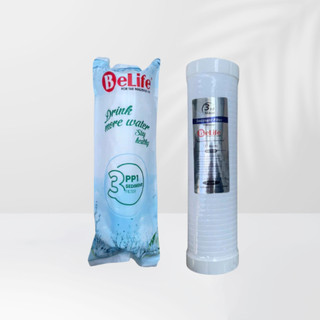 Bộ 3 lõi lọc nươc Belife số 1 2 3 dùng cho máy lọc nước gia đình, loại bỏ cặn bẩn & Clo