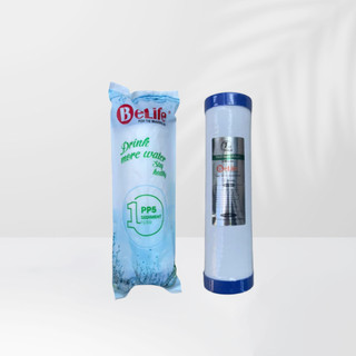 Bộ 3 lõi lọc nươc Belife số 1 2 3 dùng cho máy lọc nước gia đình, loại bỏ cặn bẩn & Clo