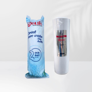 Bộ 3 lõi lọc nươc Belife số 1 2 3 dùng cho máy lọc nước gia đình, loại bỏ cặn bẩn & Clo