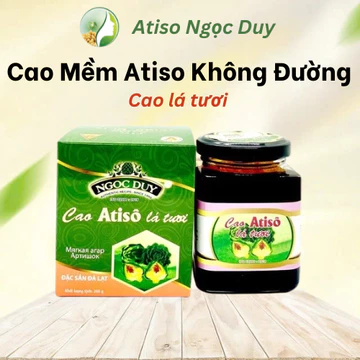Cao Atiso Ngọc Duy không đường, cao lá atiso khô, cao lá atiso tươi