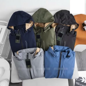 Áo Khoác Gió Nam Nữ Lót Lông 2 Lớp Dày Dặn In Ngực Che Khoá Chống Gió,Chống Nước- Menswear