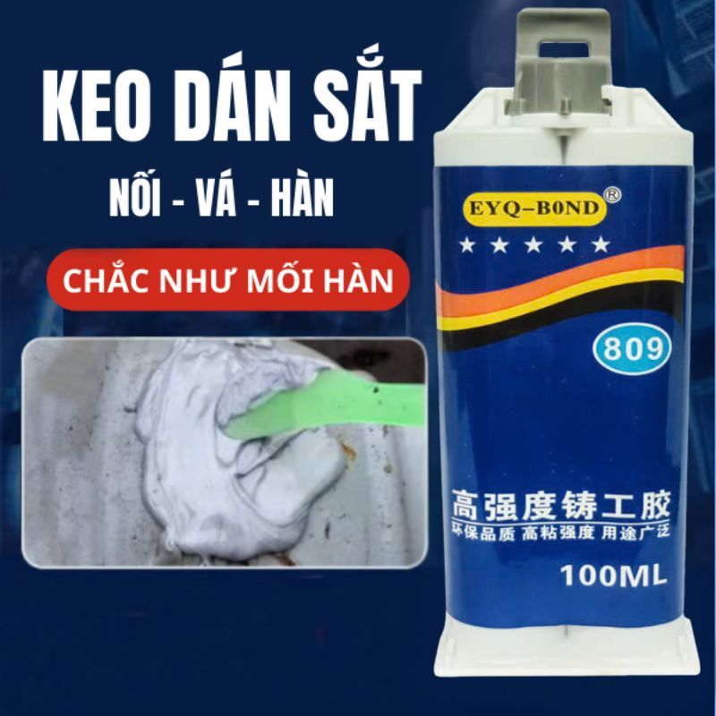 Keo Dán Sắt Siêu Dính 100ml – Keo Hàn Kim Loại Đa Năng Chịu Nhiệt 200°C ...