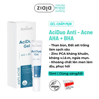 Gel Chấm Mụn Trứng Cá Farmona Dermacos / Aciduo Anti-Acne Anti-imperfection Spot Gel 15ml
