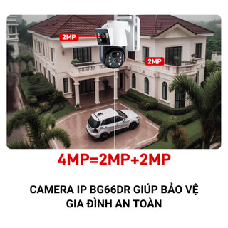Camera Năng Lượng Mặt Trời VSTARCAM BG66DR - Dùng Sim 4g Đàm Thoại 2 Chiều, Xem Đêm, Báo Chuyển Động