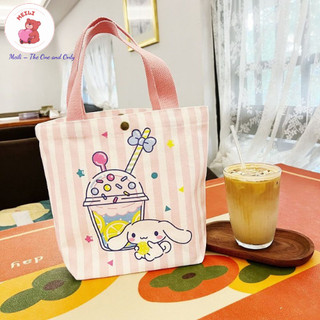 Túi Vải Canvas No Problem Lớn Túi Tote Đi Học Dạo Phố Dễ Thương MEILI STORE