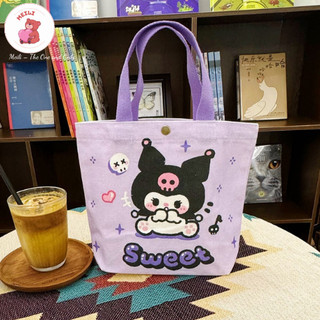 Túi Vải Canvas No Problem Lớn Túi Tote Đi Học Dạo Phố Dễ Thương MEILI STORE