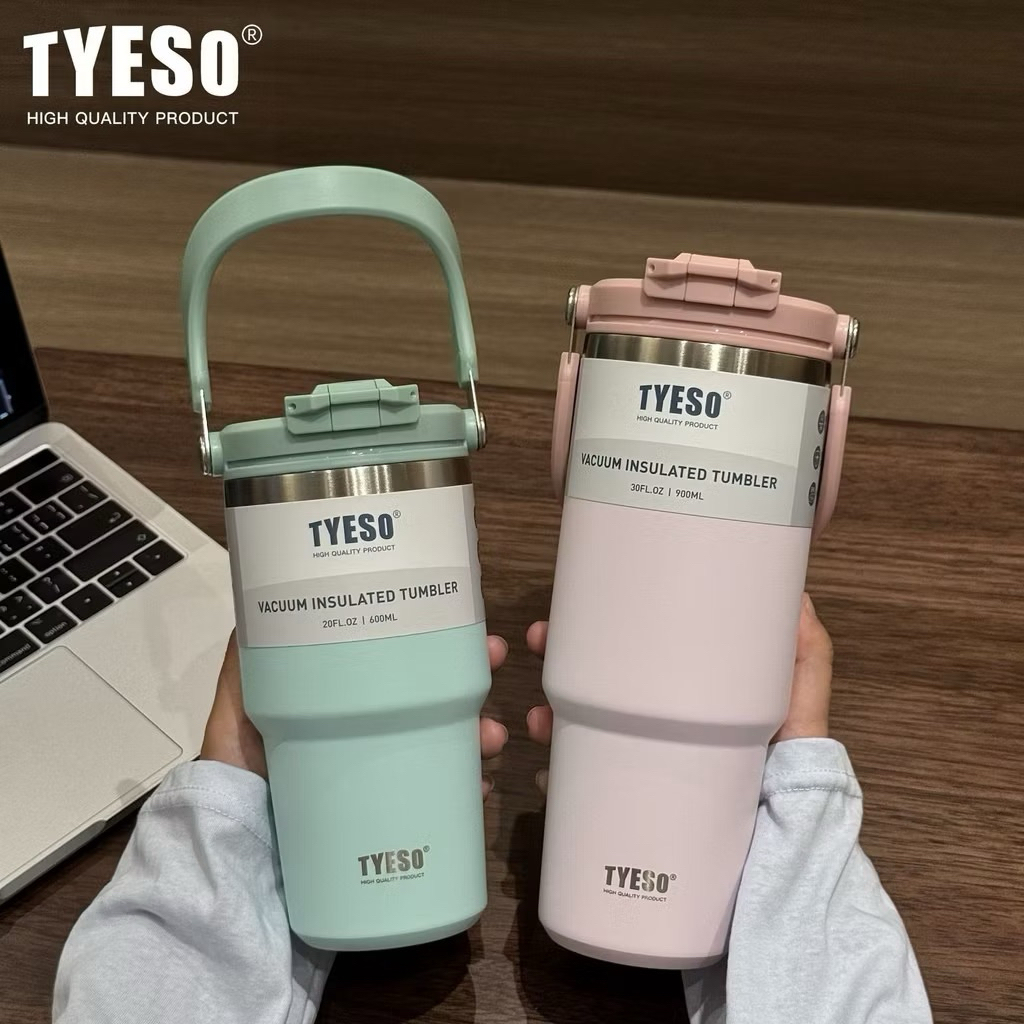 [Chính Hãng] Ly Giữ Nhiệt Tyeso Mẫu Mới  600ml/750ml/900ml//1200ML