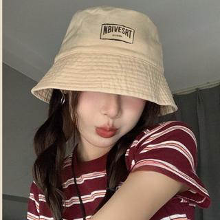 Mũ bucket HAZIN họa tiết thêu vành cụp 2 lớp, form dáng basic dành cho nam và nữ thời trang phong cách Hàn Quốc