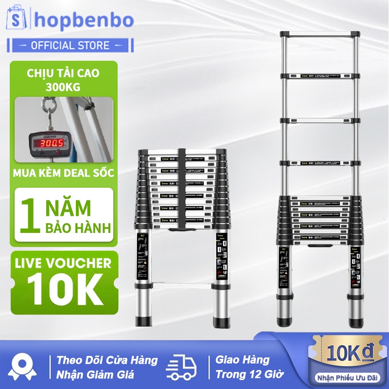 Thang Nhôm Hợp Kim Rút Gọn Cao Cấp - Đa Năng, Siêu Bền, Chống Trượt ...
