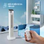 Quạt tháp không cánh Fujihome TF-51E Nhập Khẩu, Quạt mát đứng 3 chế độ gió, có tinh dầu điều khiển từ xa phòng khách ngủ