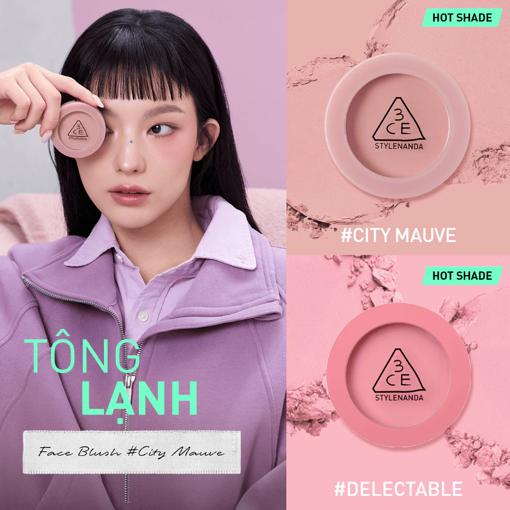 Phấn Má Hồng Mịn Lì 3CE Face Blush 5.5g