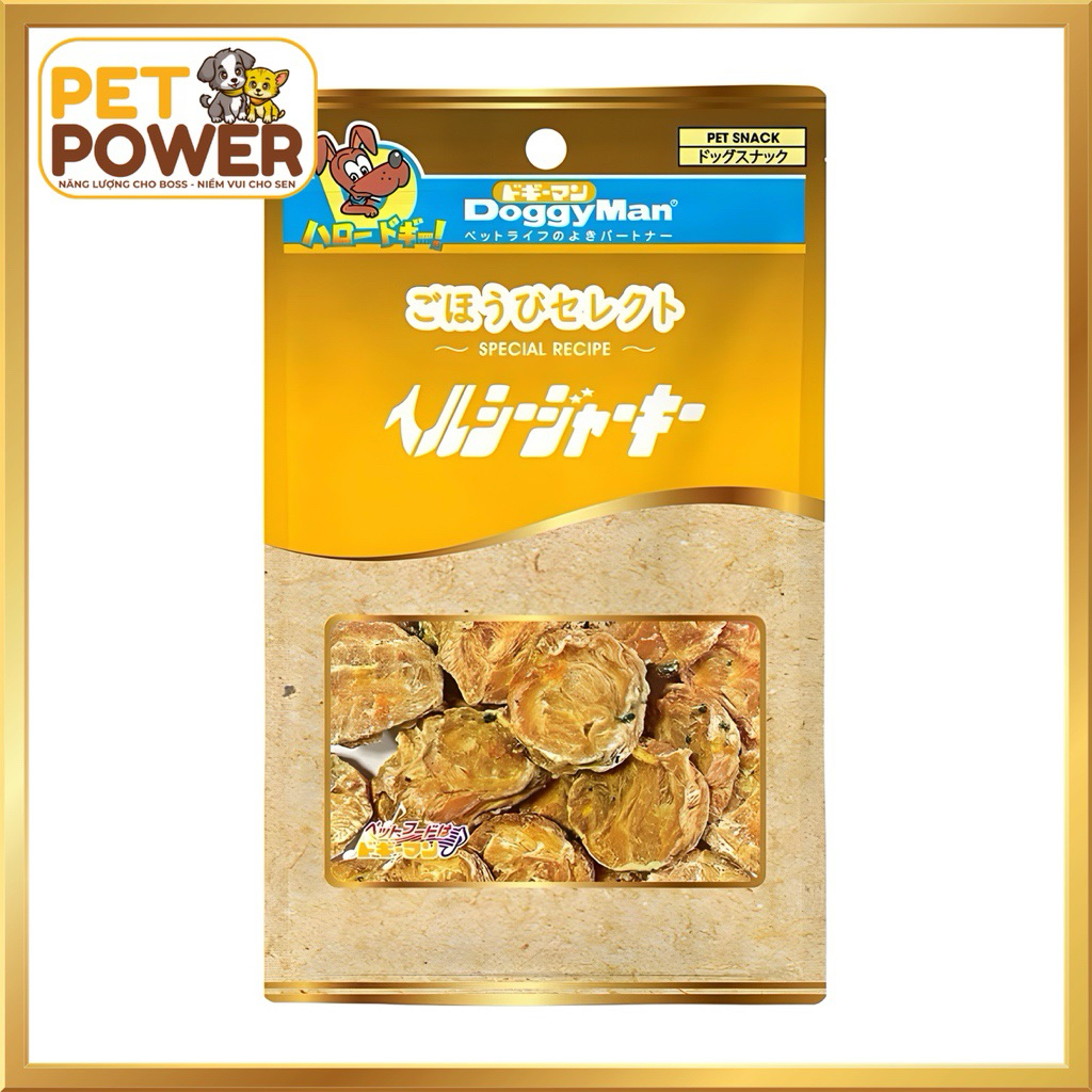 Doggyman miếng gà sấy bổ sung rau củ 90g