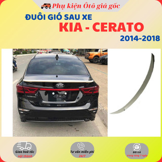Đuôi gió liền cốp sau xe Kia Cerato, K3 đời 2014 2015 2016 2017 2018 - Bản mộc chưa sơn + TẶNG KÈM KEO 3M